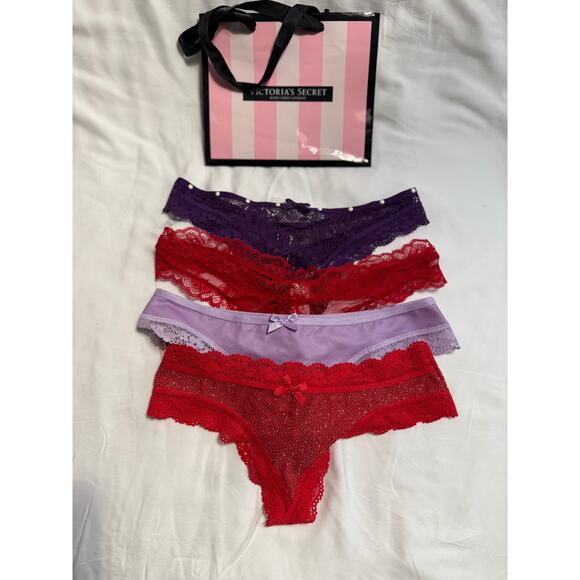 NWT Victoria’s Secret Thong Panty Lot – Size XS – Mixed Styles - Picture 1 of 2